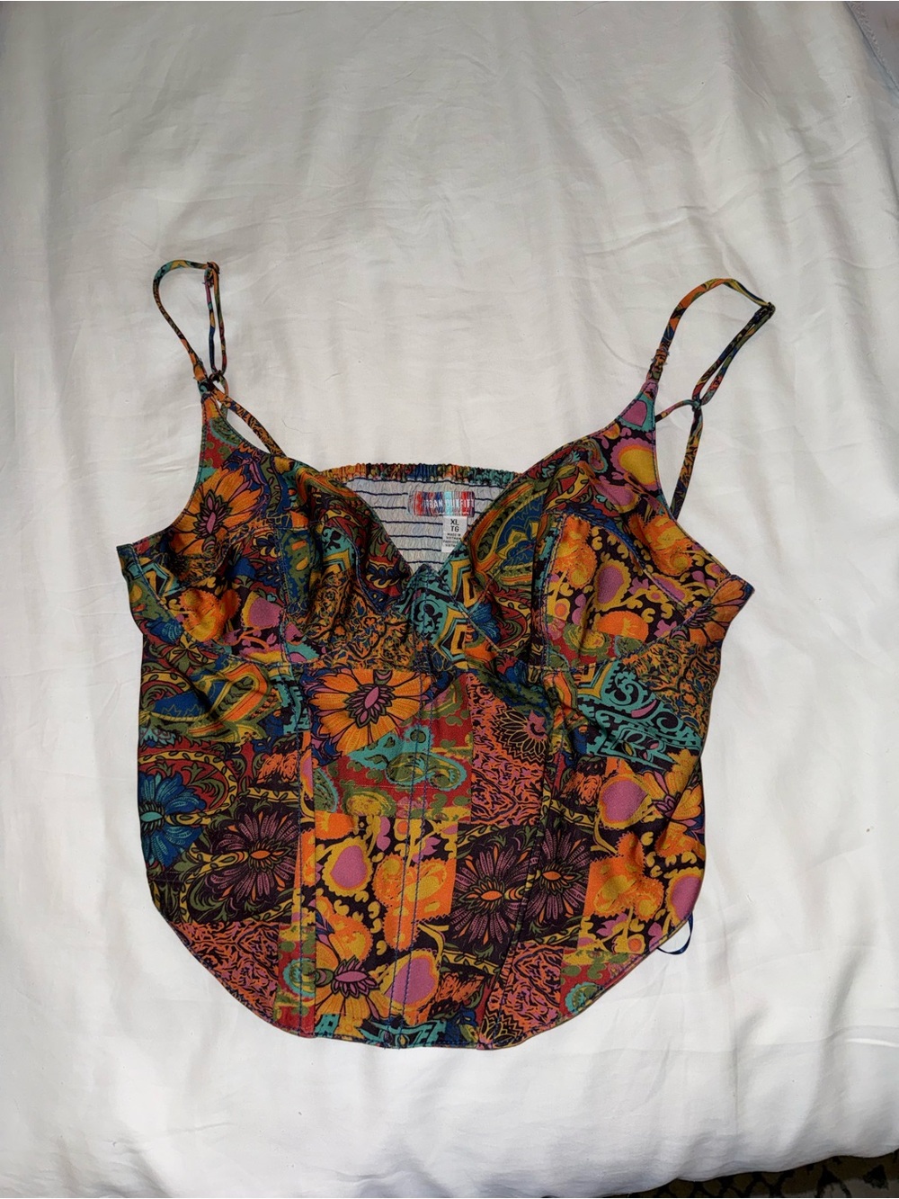 Urban Outfitters Multicolor Floral Paisley Cami Top